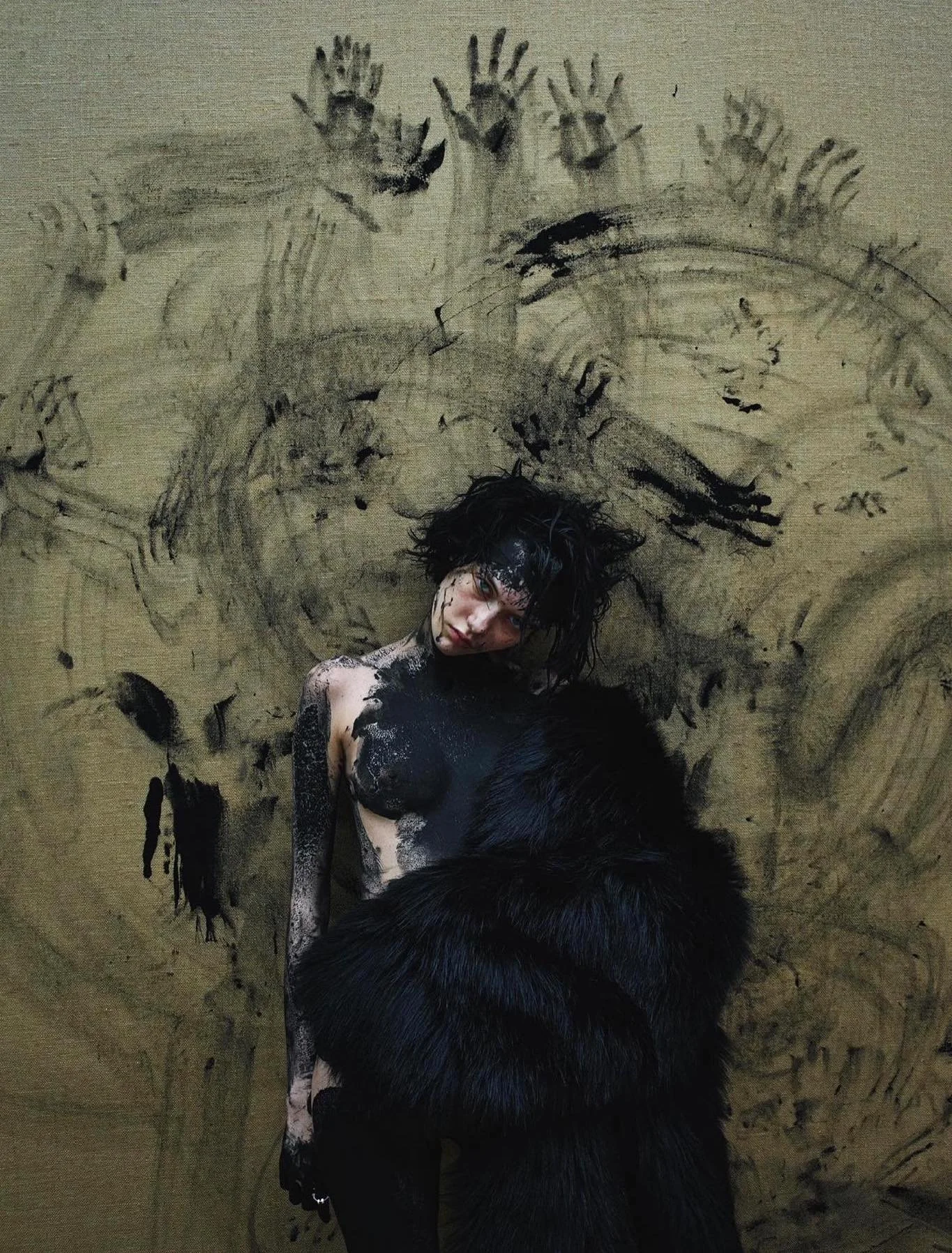 Steinberg As Muse in 'Ephemera' lensed by Mario Sorrenti for Self